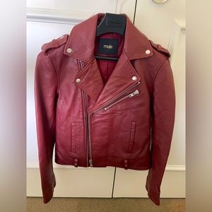 Maje genuine LEATHER jacket